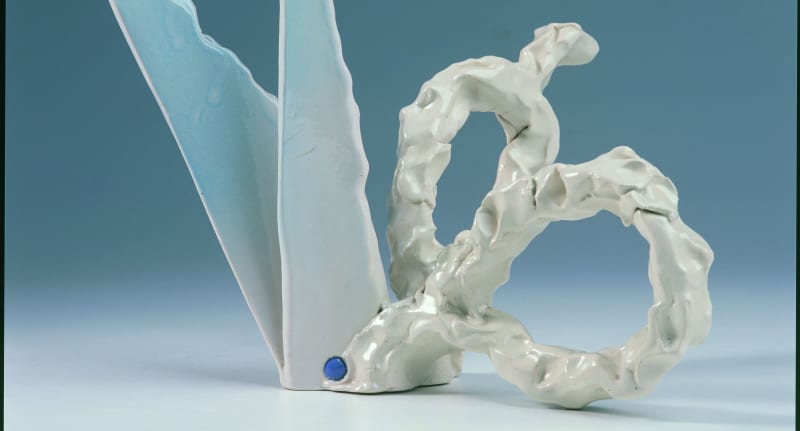 Richard Slee, Scissors, 1987, Glazed ceramic, 23 x 30 x 21 cm, 9 1/8 x 11 3/4 x 8 1/4 in