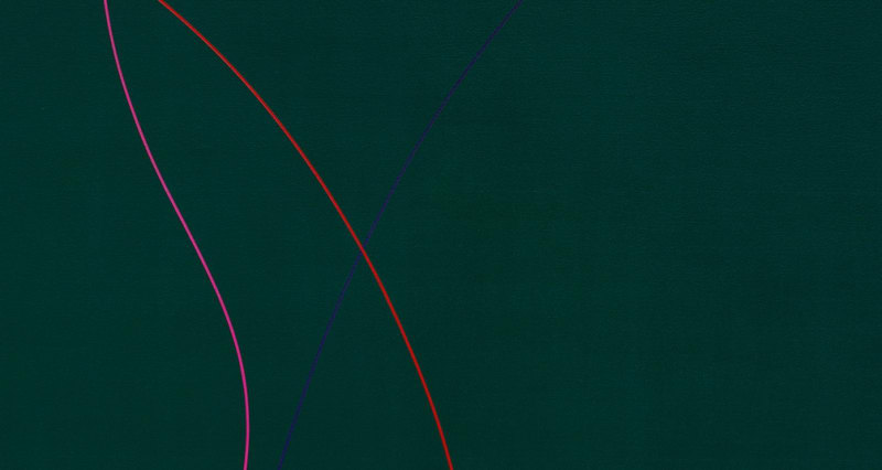 Detail of Virginia Jaramillo, Untitled, 1971, Acrylic on canvas, 213.5 x 183 cm, 84 1/8 x 72 1/8 in