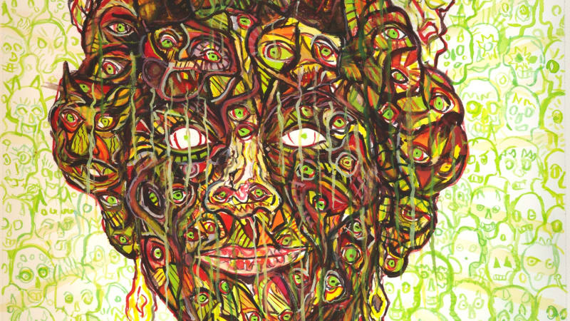 Detail of Hew Locke, Sovereign 3, 2005