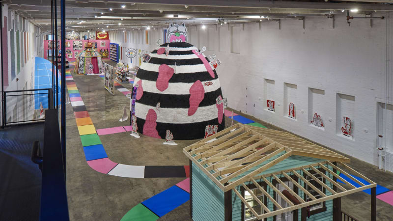 Install Image of Trenton Doyle Hancock: Mind of the Mound: Critical Mass, MASS MoCA, USA