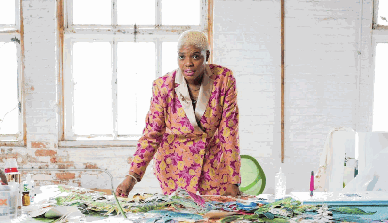 Portrait of Ebony G. Patterson. Photo by Frank Ishman.