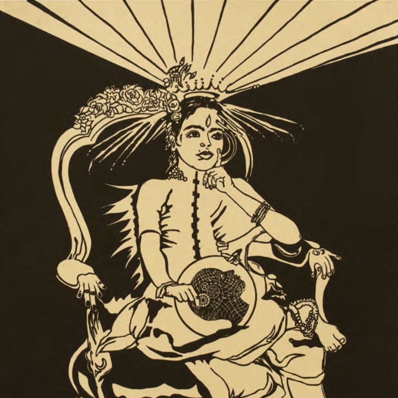 Chitra Ganesh, Sultana's Dream (Baby Queen), 2018