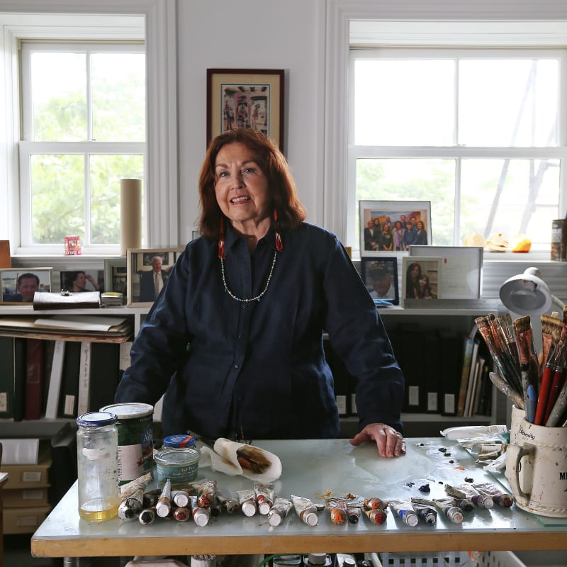 Portrait of Kay Walkingstick. Photo by Rich Schultz.