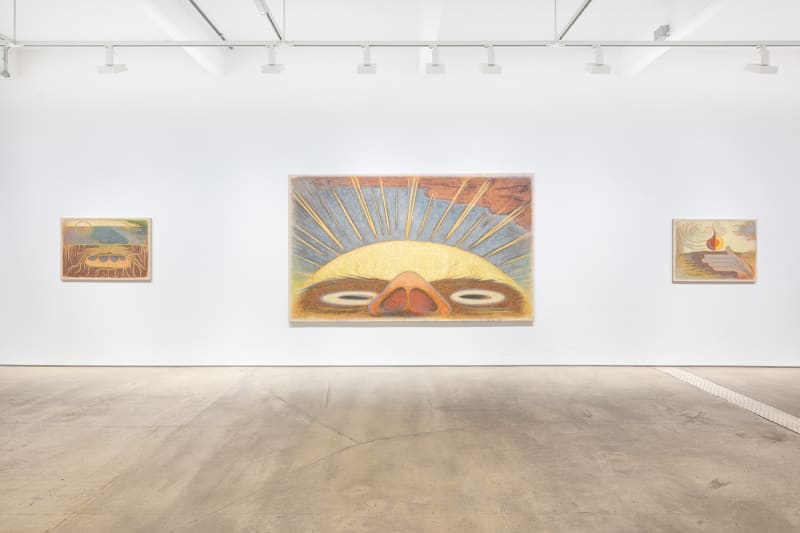 Installation View of Martyn Cross, Of Oil And Earth, 15 November 2024 – 18 January 2025