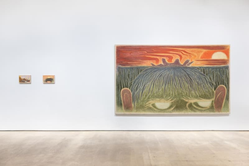 Installation View of Martyn Cross, Of Oil And Earth, 15 November 2024 – 18 January 2025