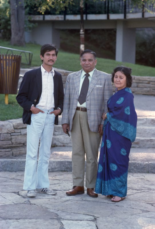 Sunil Gupta, Sunil and his Parents (Ram & Penny), c. 1974/2021