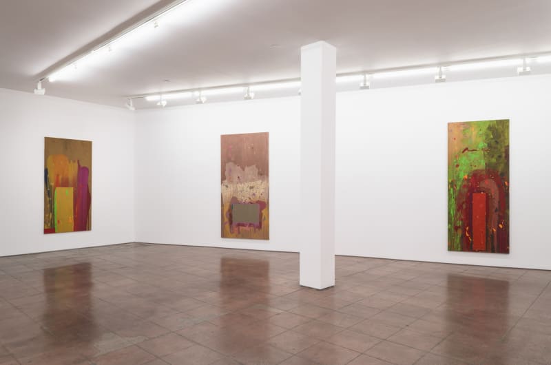 Installation view of John Hoyland, Thresholds: Paintings 1965-1970, Hales New York, 1 December 2023 - 20 January 2024