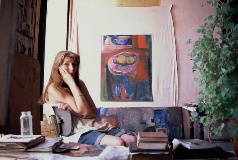Portrait of Carole Gibbons, 1994. Photo by Henry Gibbons-Guy.