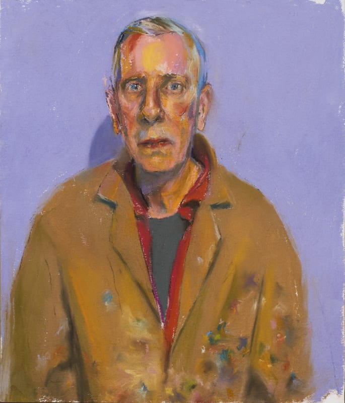 Paul Richards, Self Portrait, 2019, pastel on watercolour paper, 22 7/8 x 19 3/4 ins, 58 x 50 cm