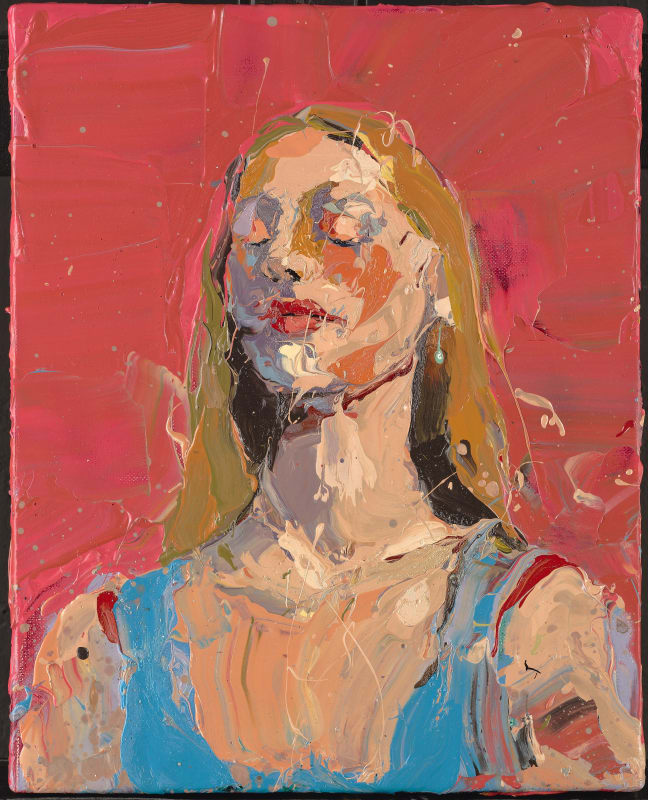 Paul Richards, Anna Greenberg, 2008, oil on canvas, 13 1/4 x 16 1/4 ins, 33.5 x 41.3 cm