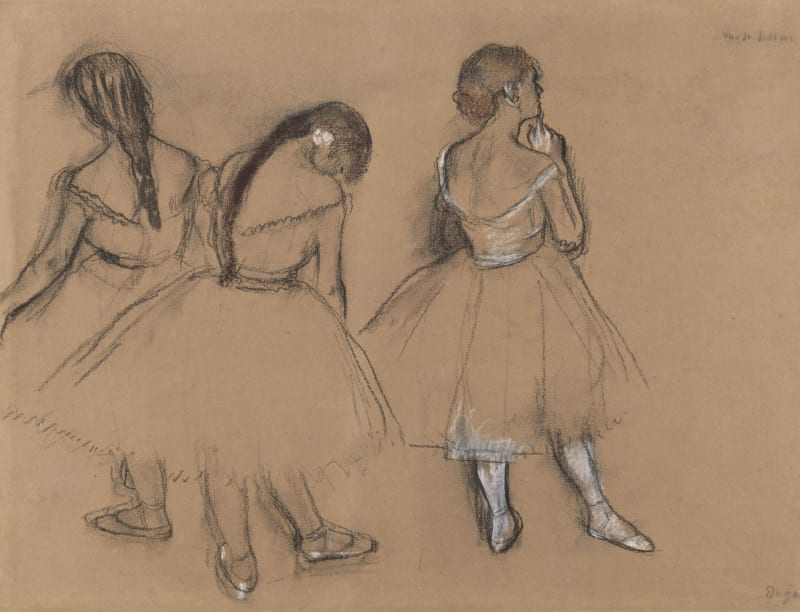 Edgar Degas, Trois danseuses, 1880