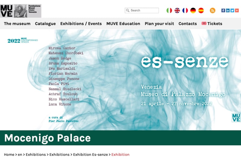Bruna Esposito. Exhibition Es-senze, NEWS