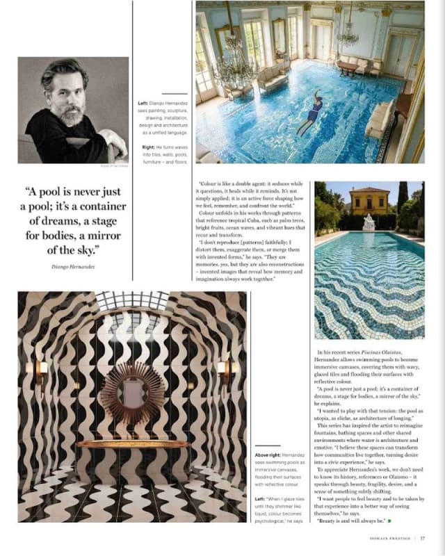 Diango Hernandez. Report PRESTIGE Magazine