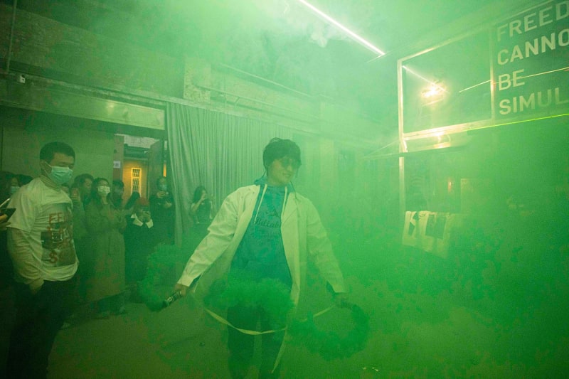 Installation views, 2021, GreenGoHome, photo by Yang Hao, Courtesy of the gallery Hua International and the artists,Beijing