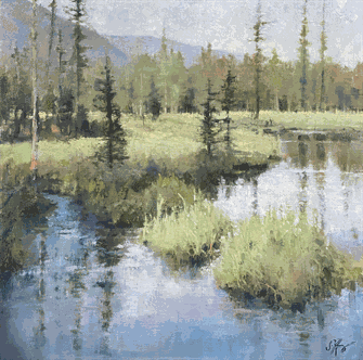 Organizing a Dynamic Composition, Shanna Kunz I Workshop I Oil