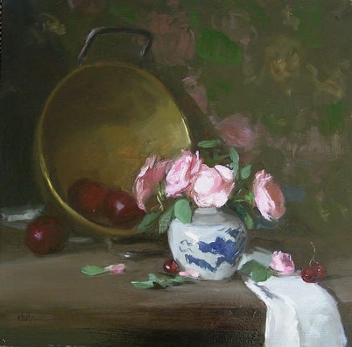 Exploring Metals, Glass and Pattern in Painting, Nancy Chaboun I Workshop I Oil