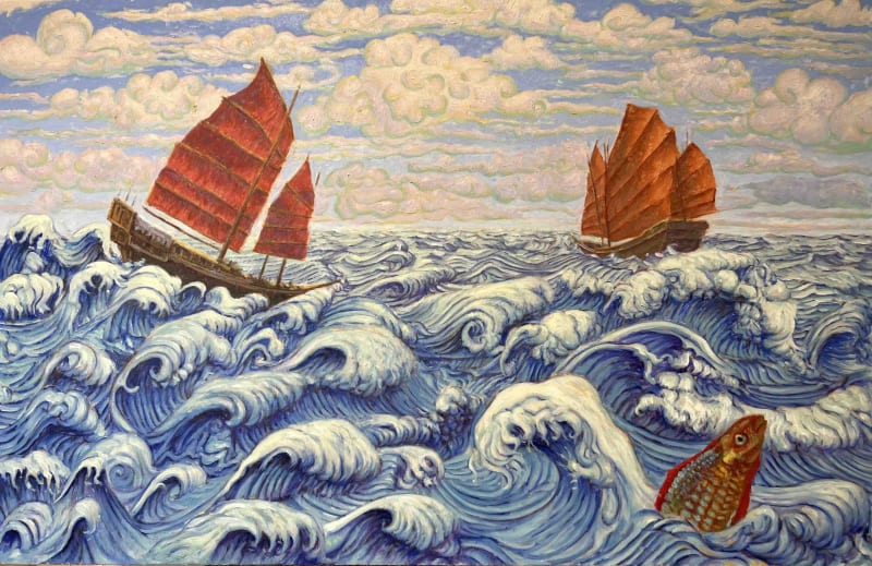 John Alexander Parks, Asian Ocean, 2022