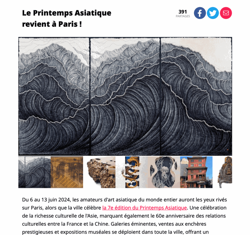 Le Printemps asiatique revient à Paris