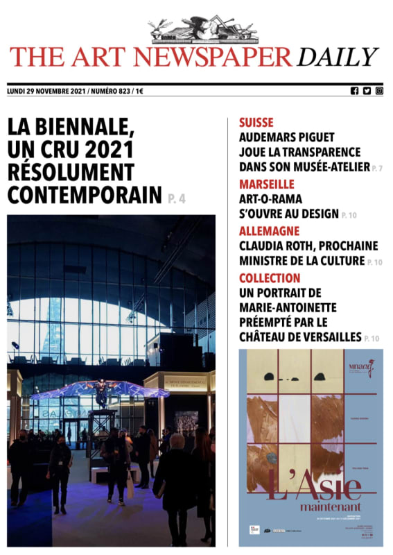 The Art News Paper Daily, cover page