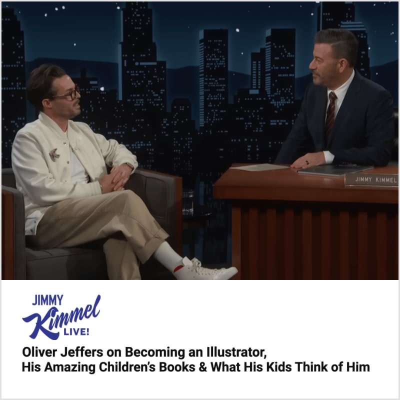 Oliver Jeffers on Becoming an Illustrator, His Amazing Children's Books & What His Kids Think of Him