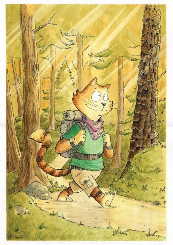 Phileas Purr Loves a 40 Foot Fir by Gary Miller