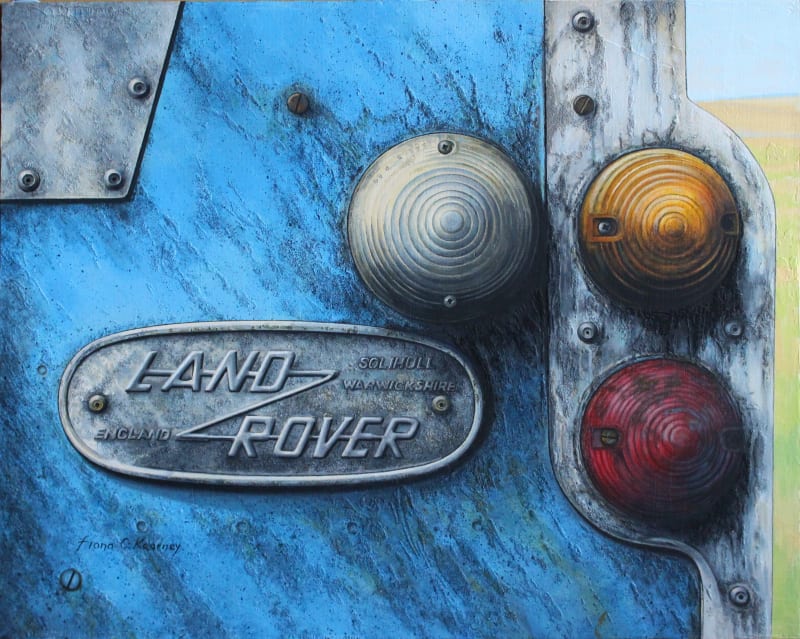 Landrover Rear Light Cluster by Fiona Kearney