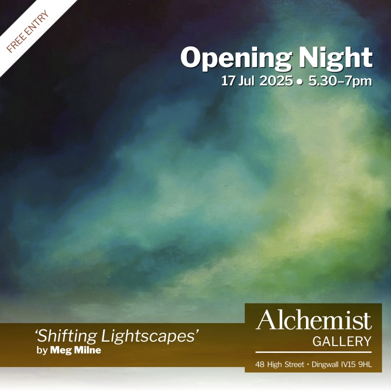 Exhibition opening night artist Aimee Coulshed Tamsin Gilham scottish highland mixed media textiles art