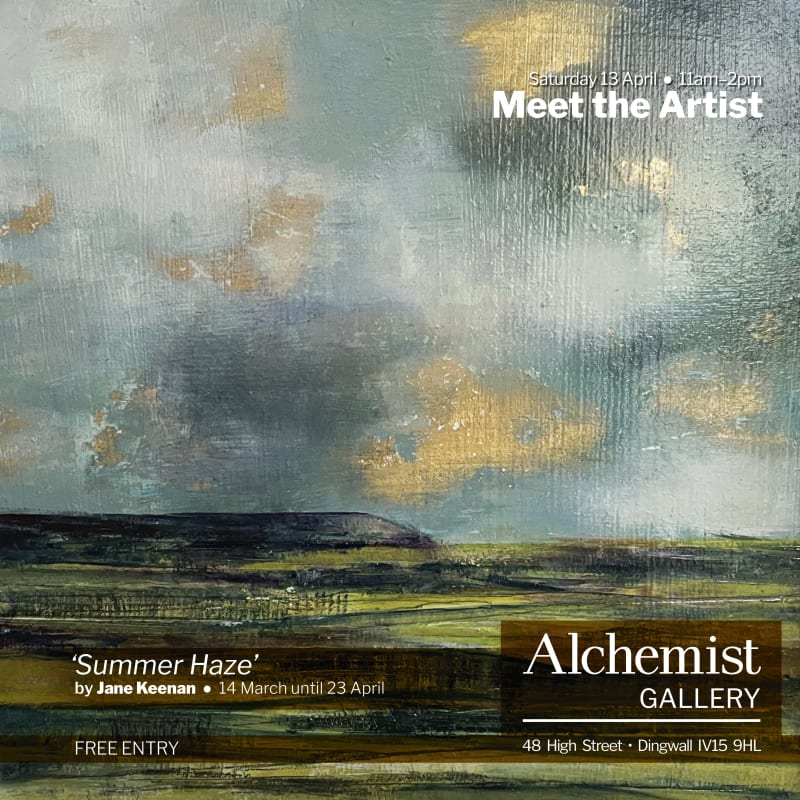 jane keenan designs artist studio aberdeenshire mixed media textiles candles summer haze alchemist gallery dingwall