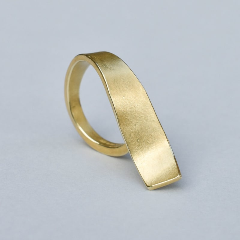 Catherine Hartley Flight Ring, 2022 18k Gold, Size N H0.8 x W3.3 x D2.5 cm