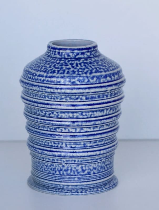 Peter Black Stoneware vase from salt glazed ceramic.