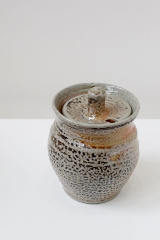 Mark Titchiner Jam / Salt Pot, 2016 Soda glazed H12.5 x W11 x D11 cm