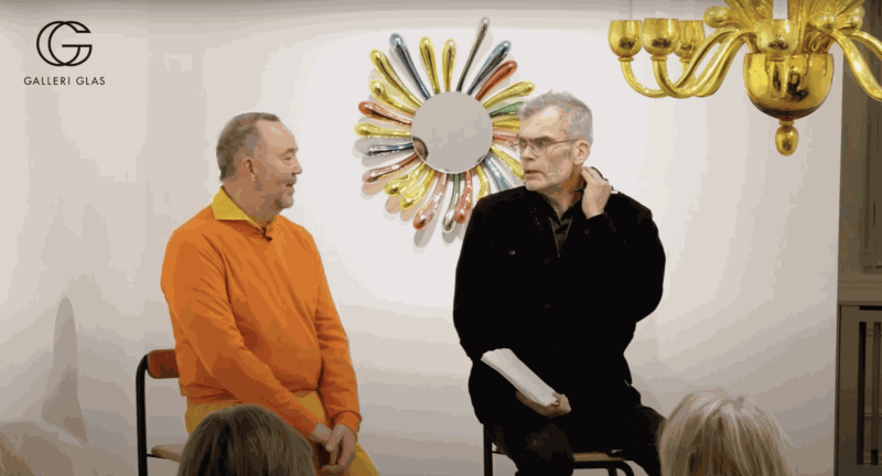 Jonas Rooth & Mårten Medbo på varsin stol