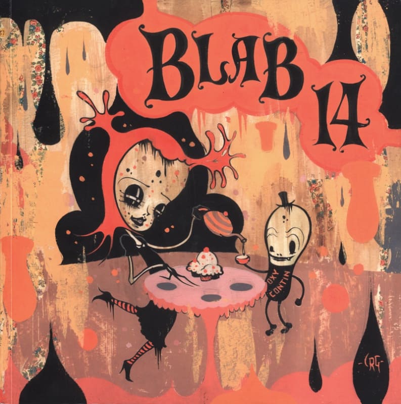 Image showing the cover art of Blab! Vol. 14, published by Fantagraphics Books, 2004