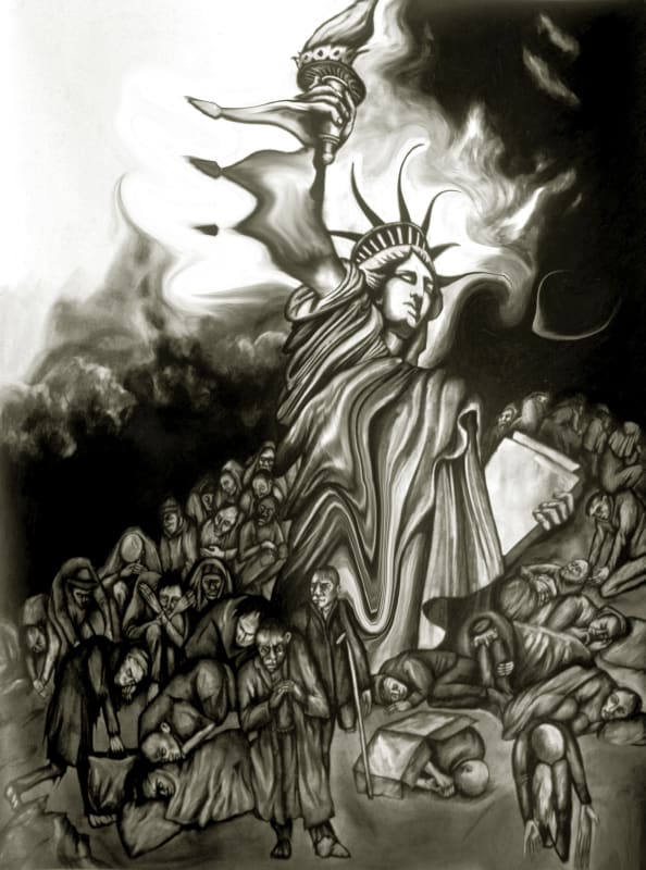 Liberty, 1986. Graphite. 29 x 23 1/4 in (73.7 x 59.1 cm).