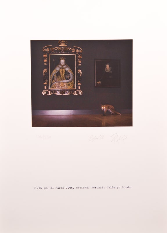 Francis Alÿs, 11.05 pm, 21 March 2005, National Portrait Gallery, London, 2005 Photographic print on card, 26 x 36 cm