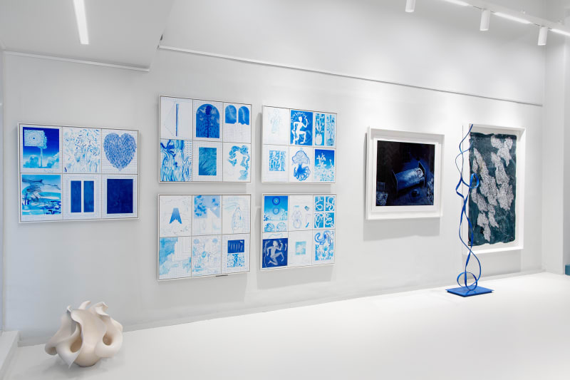INTO THE BLUE, 2023, A group show curated by Candice Berman