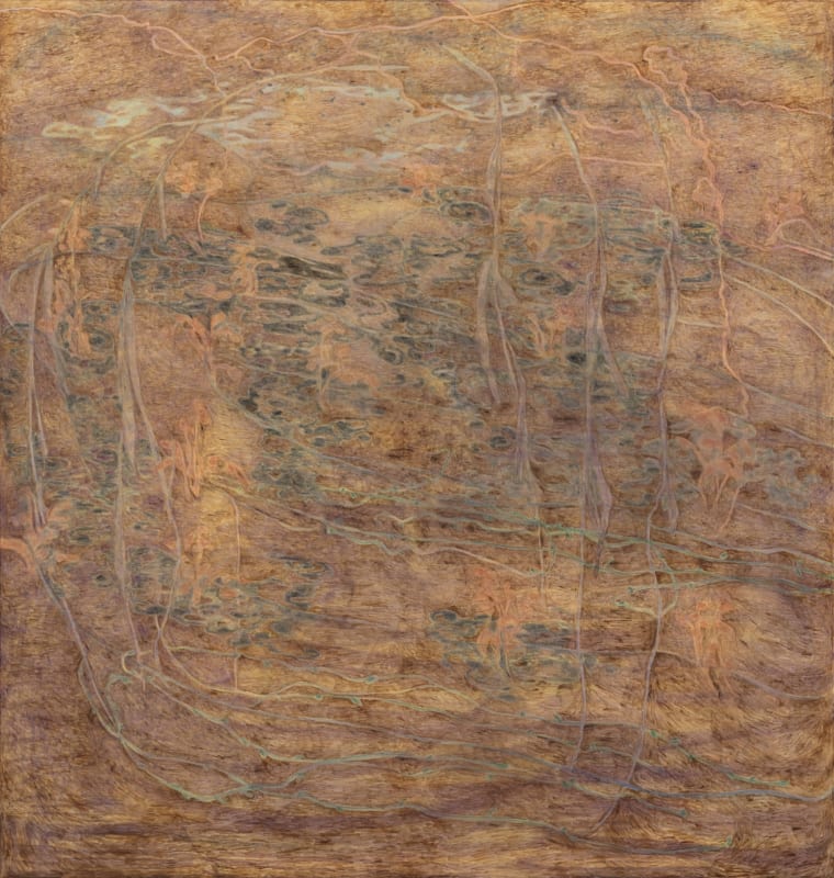 Ebba Svensson, ’Sigill / Seal’, 2025. Oil, pigment and hide glue on canvas 200x190 cm