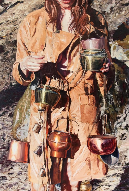 ”The Lab”, 2020. Oil on linen, 250x170 cm