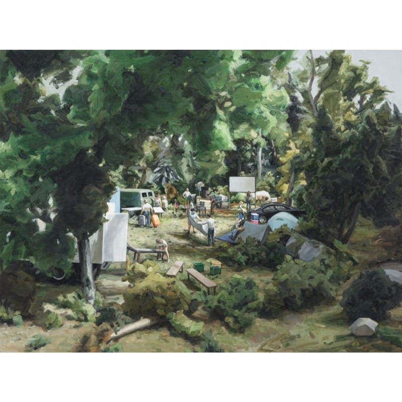 Amy Bennett, ”Breaking Down”, 2024, Oil on panel