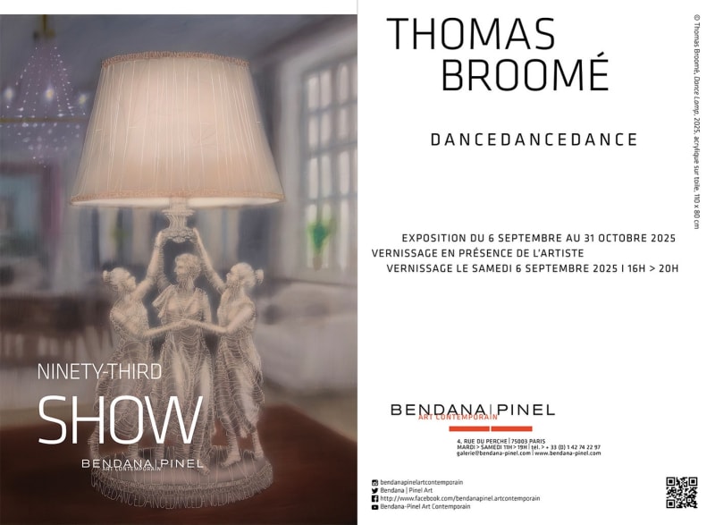 Thomas Broomé at Bendana Pinel Contemporain, Paris, France