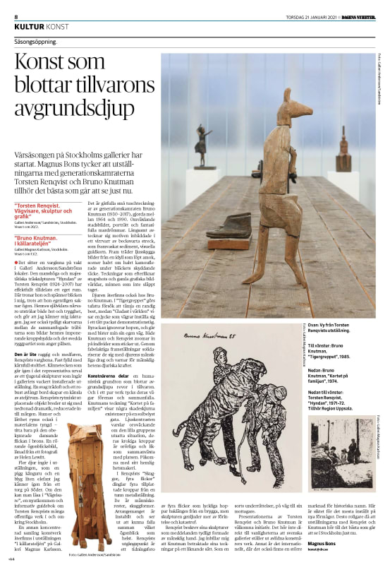 Review in DN, Bruno Knutman