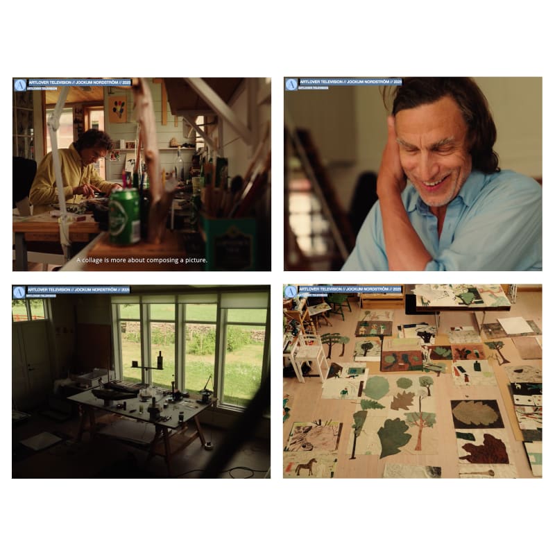Artlover Television, Jockum Nordström , ”I min ateljé / in my studio”, Gotland, Sweden, 2025