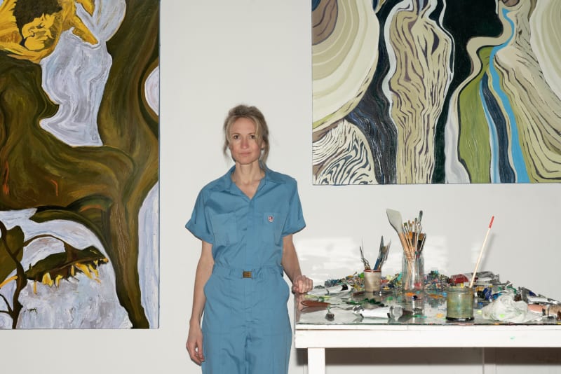 Portrait of Maria Kozak in her studio © Rafal Wielgus