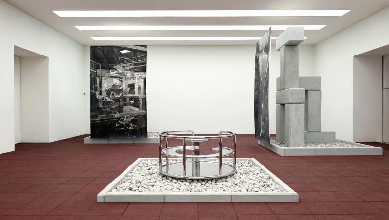 Installation View Tobias Nussbaumer, Die Ordnung des verlorenen Raumes, 2018, Museum Franz Gertsch, Burgdorf, CH