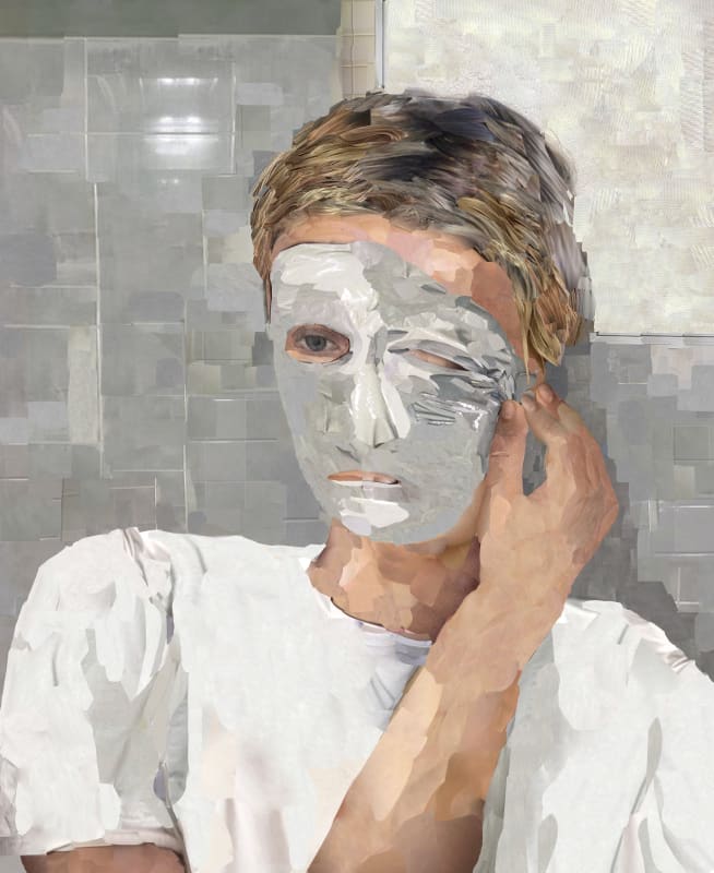 Alina Frieske Tile (Four), 2020 Archival print on baryta paper 115 x 95 cm