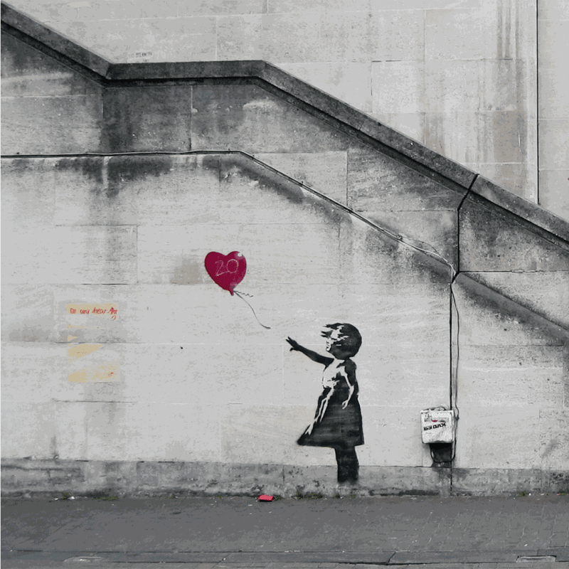 Banksy's Girl With Balloon