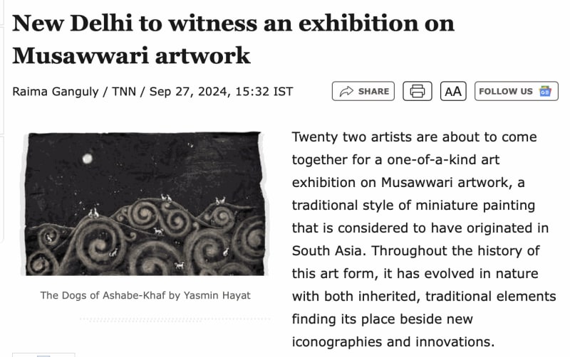 New Delhi to Witness an Exhibition on Musawwari Artwork