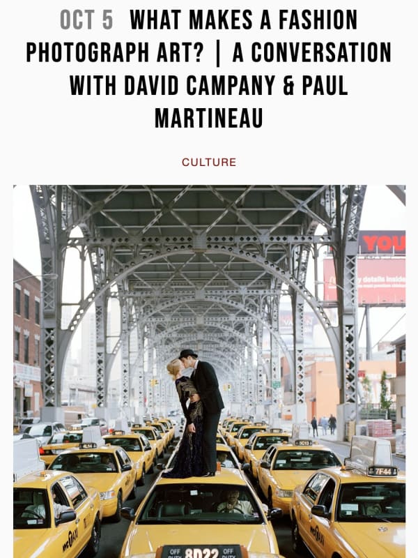What Makes a Fashion Photograph Art? | A conversation with David Campany & Paul Martineau, Martineau recently published the first...