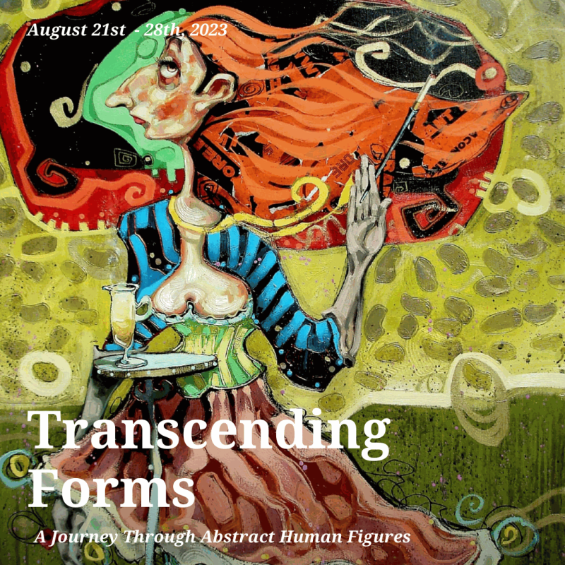 Transcending Forms: A Journey Through Abstract Human Figures - Solo Exhibition by Max Pedreira, Online Exhibition