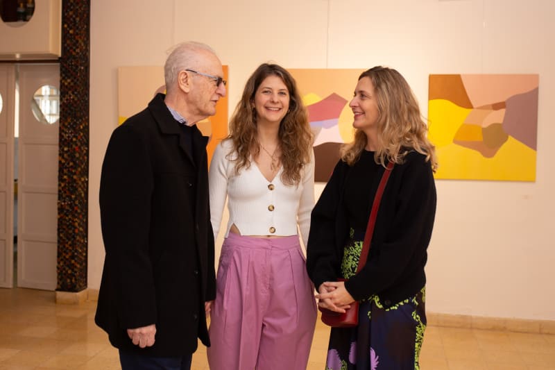 Victor, Magdalena y Florencia Trucco